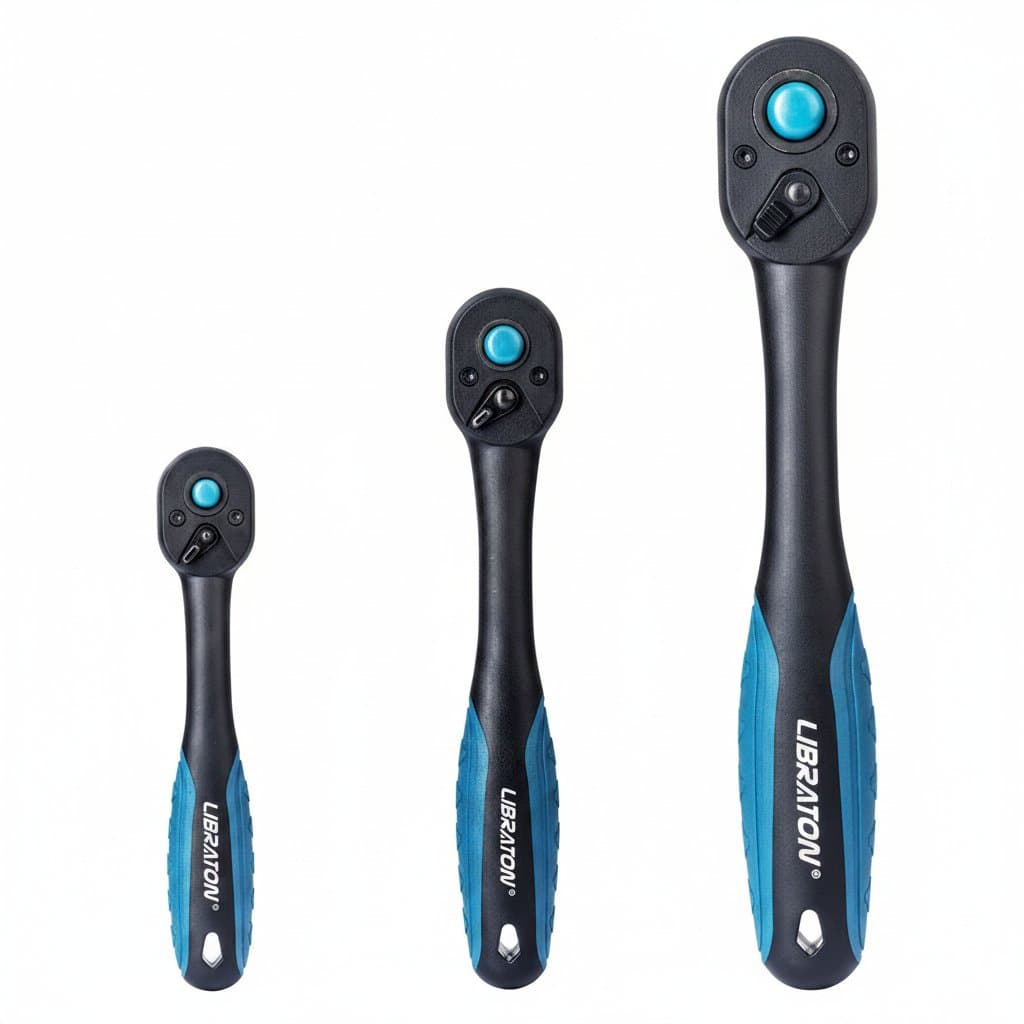 The LIBRATON 72-Tooth Ratchet Wrench is a quick-release tool, perfect for a spark plug torque wrench or auto repairs.