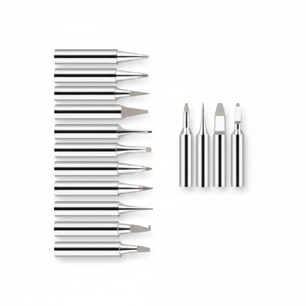 Soldering Iron Tips | 13-Piece Set | Lead-Free 900M-T Mix for Welding