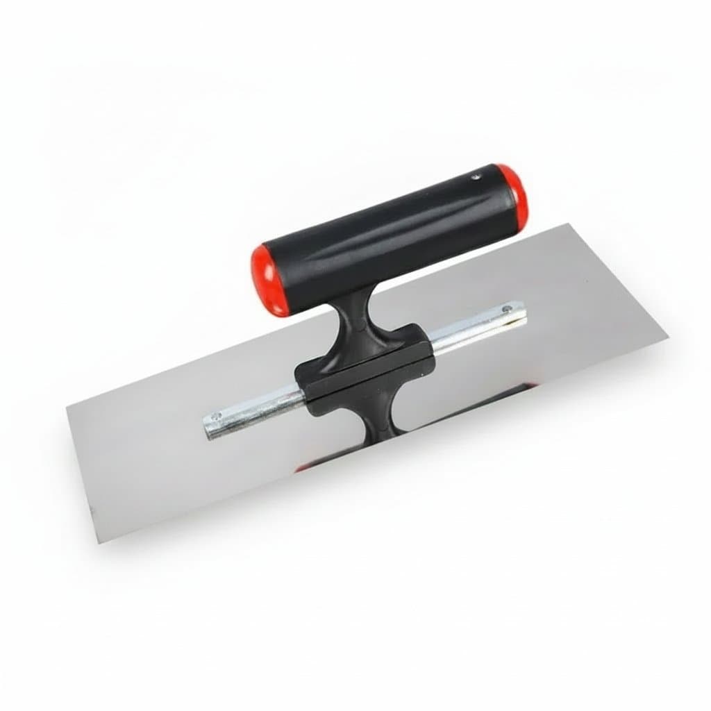 Heavy Duty Plastering Trowel with rust-resistant stainless steel blade for drywall, cement, and flooring finishing.