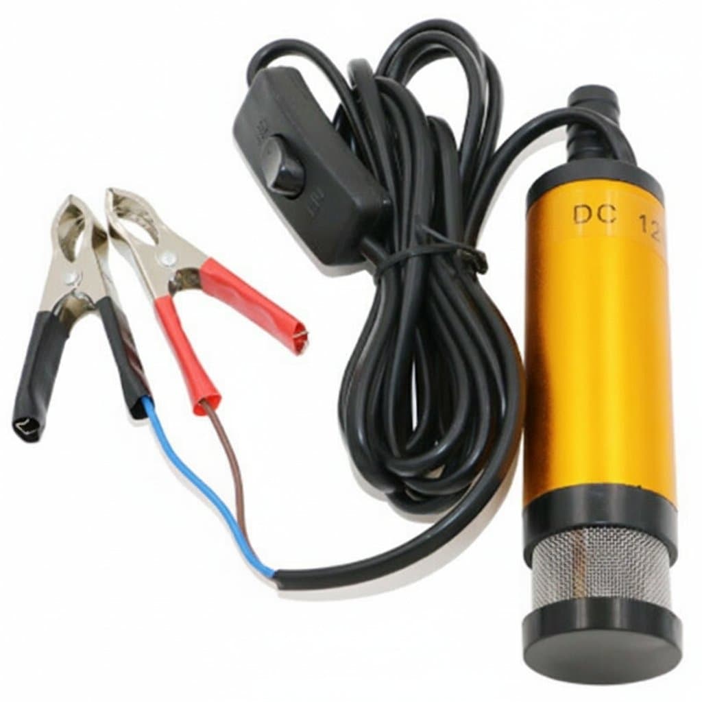 12V/24V DC Submersible Pump | Aluminum Alloy Diesel Fuel Transfer Pump | 12L/min Oil Water Pumping