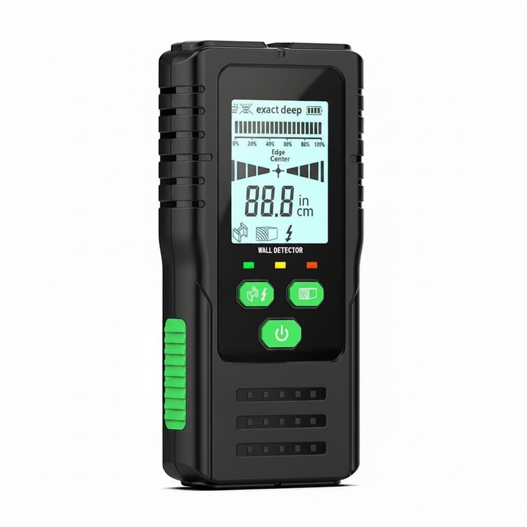 Stud Finder Wall Scanner | AC Wire & Metal Detection | Wood & Cable Finder - Professional Grade Tool