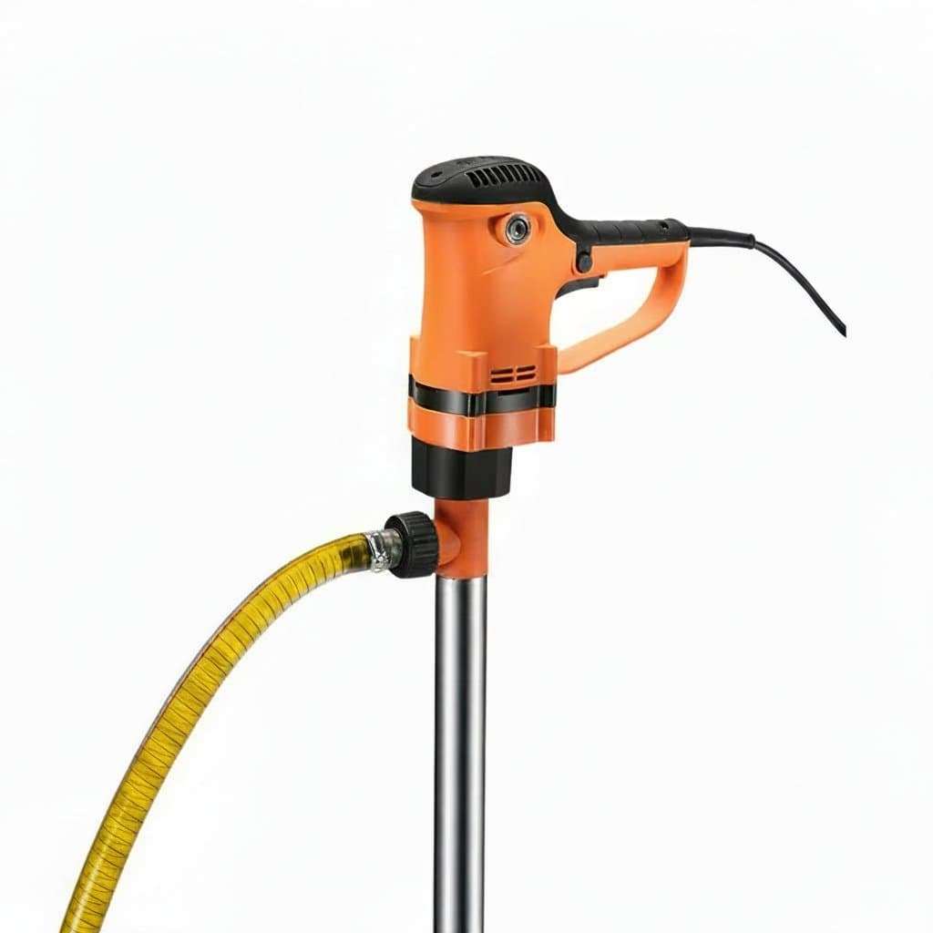 A durable 220V electric fuel transfer pump, ideal for diesel and coal oil, designed for efficient liquid transfer from barrels, featuring a corrosion-resistant build similar to a robust power steering pump.