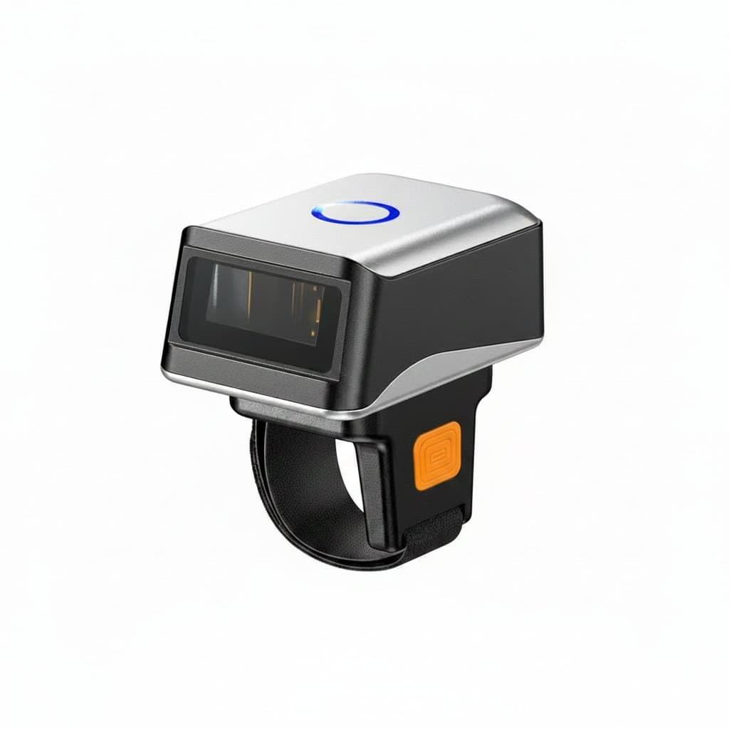 Ring Barcode Scanner, a compact device.
