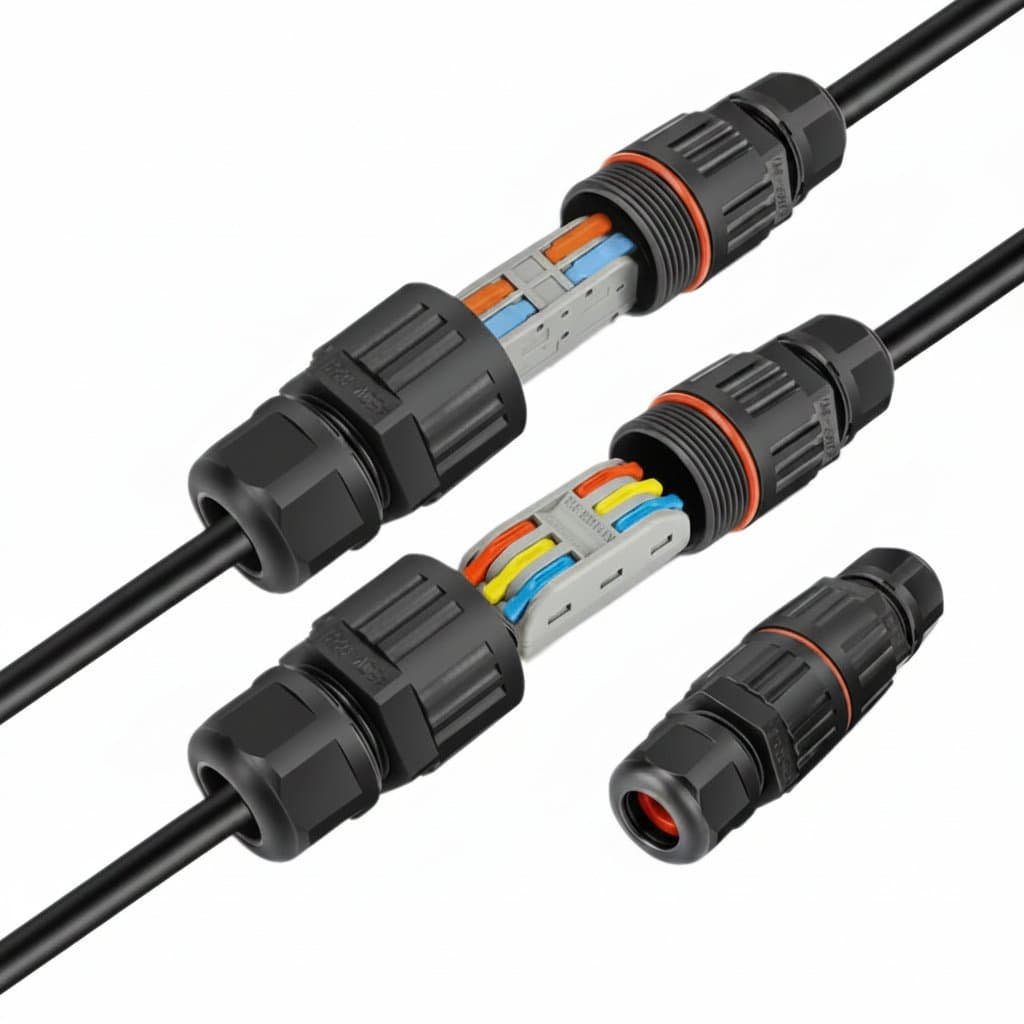 Waterproof Electrical Connectors | Solderless Quick-Connect Terminals for Outdoor LED Lighting - Image 1
