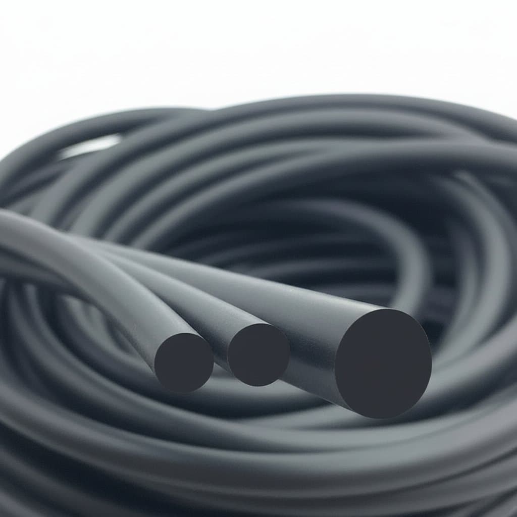 Nitrile Rubber Sealing Strip | Oil-Resistant NBR Round Cord | Multiple Diameters