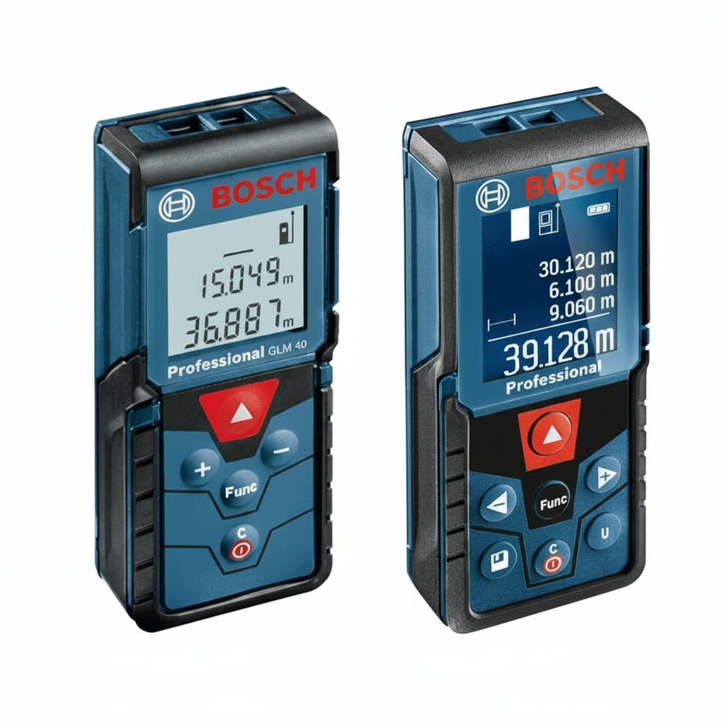 Bosch GLM 400 Laser Distance Meter | 40M Range, Multi-Mode | Digital Measure Tool - Professional Grade Tool