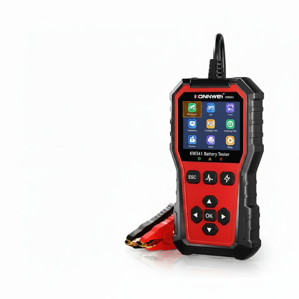 Car Battery Tester | 6V 12V 24V Battery Analyzer | Fault Code Reader - Professional Grade Tool