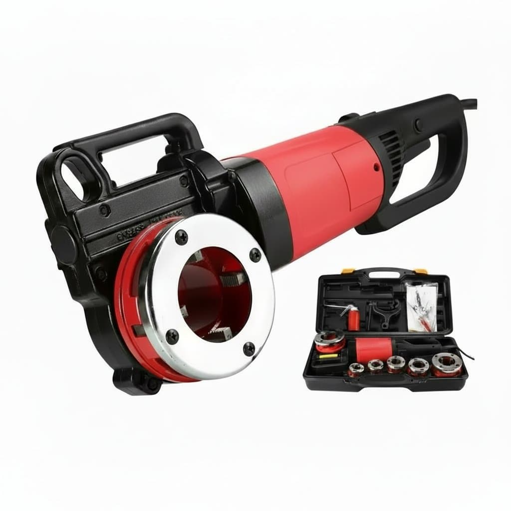 Hand-Held Pipe Threader | 2300W Heavy-Duty Power | Portable Galvanized Pipe Threading Tool