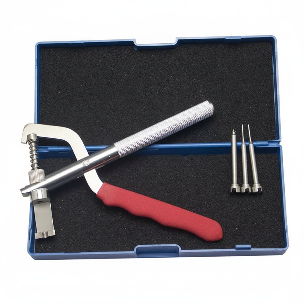 Key Disassembly Tool Kit | Durable Blade Pin Remover | Folding Key Repair Clamp & Pliers - Image 1