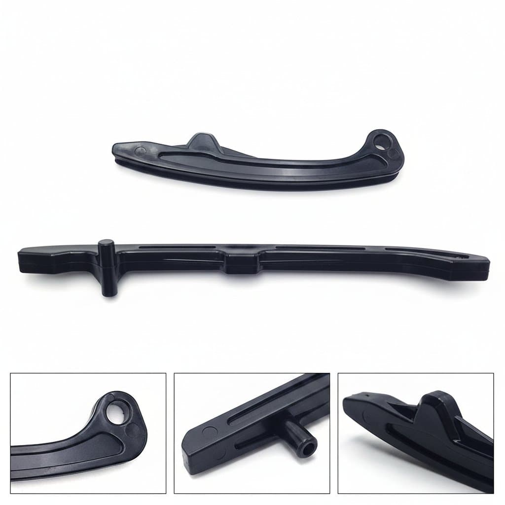 Motorcycle timing chain kit with sliding block and guide plate tensioner for ZONGSHEN ZS177MM, NC250, MOTOLAND, AVANTIS, ENDURO, BRZ, and GR models.
