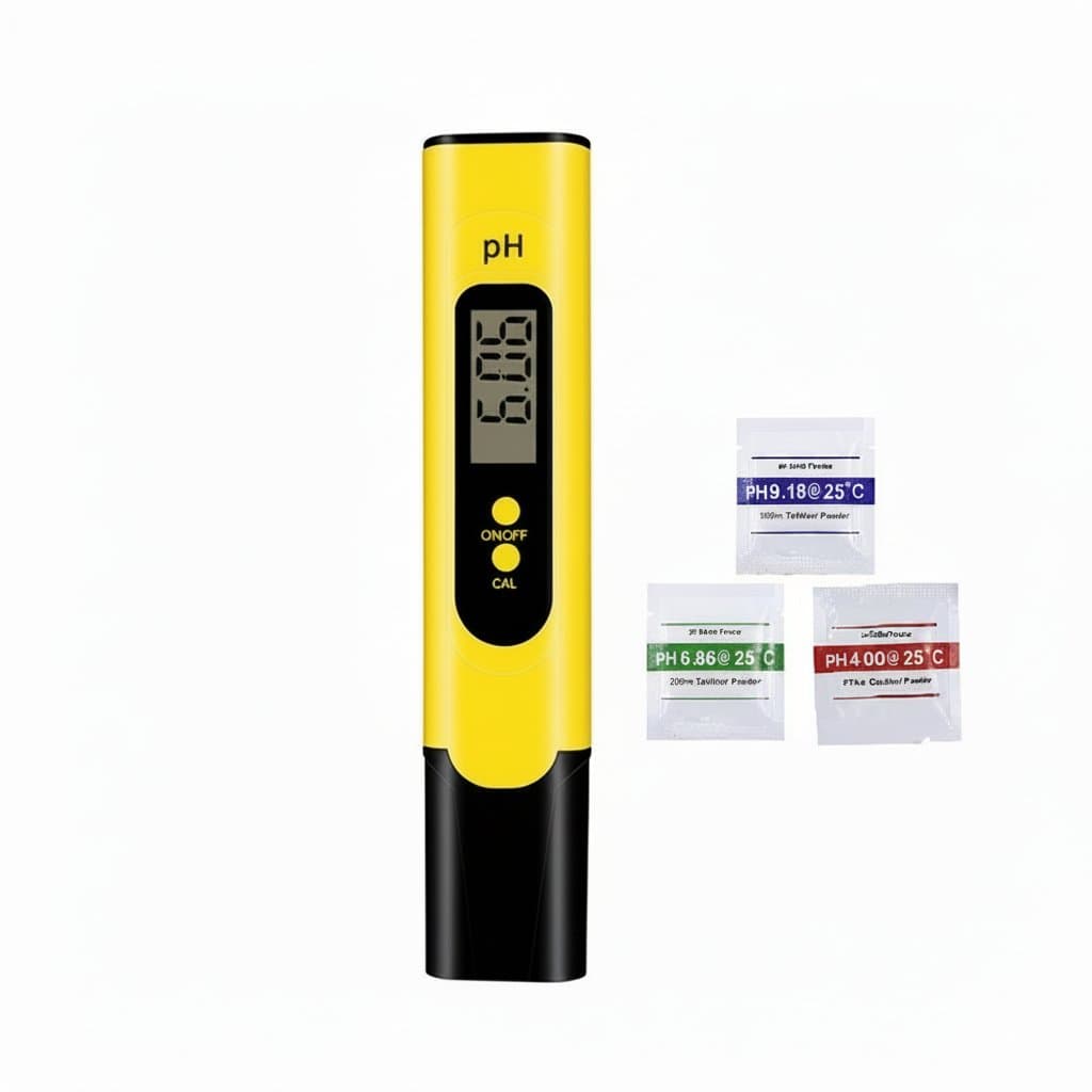 Digital pH Meter | Automatic 0.01 Resolution | Water Quality Tester for Aquariums & Pools - Professional Grade Tool
