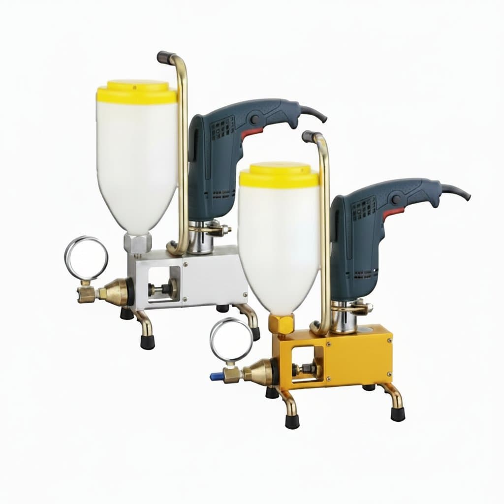 910W high-pressure epoxy grouting machine for crack repair and plugging using epoxy or polyurethane foam injection.