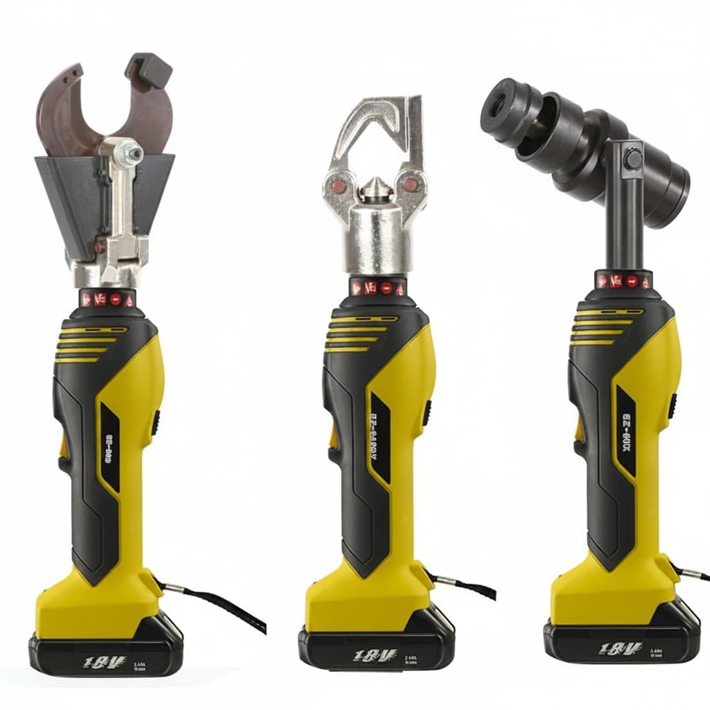 Rechargeable Electric Crimping Pliers Portable Hydraulic Cable Copper Aluminum Terminal Crimping Pliers - Image 1
