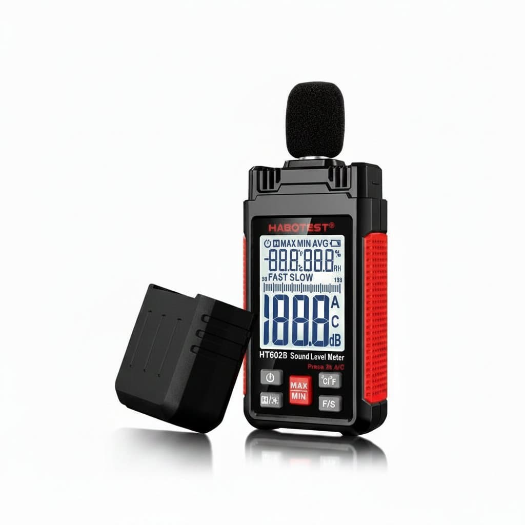 Sound Level Meter | Digital Decibel Meter | 30-130dB Range