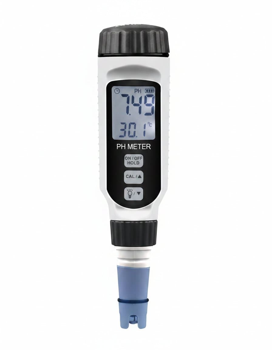pH Meter Pen | Water Quality Tester for Aquariums & Labs | 0.01 pH Resolution
