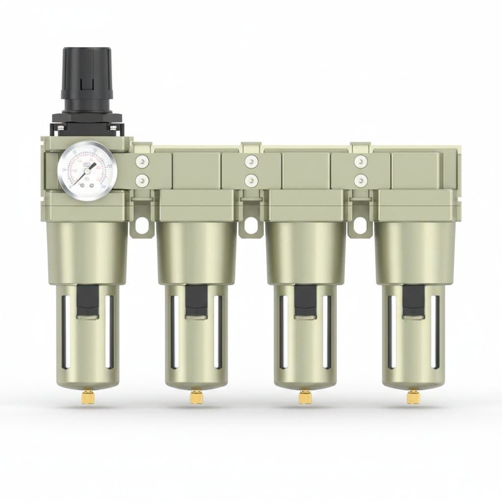 Air Compressor Filter & Regulator | Oil-Water Separator | 1/4 to 1 NPT
