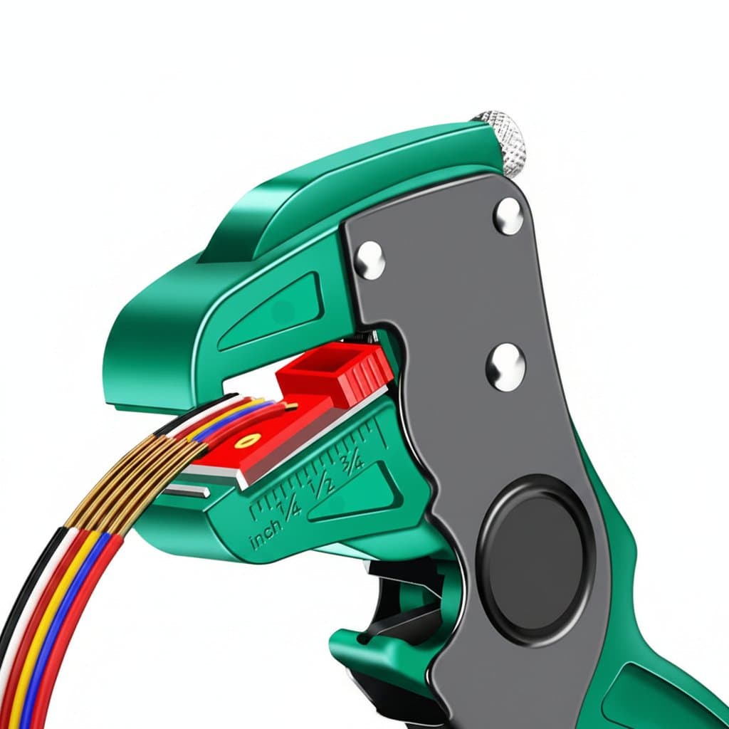 Automatic Wire Stripper | Length Adjustable | Flat & Round Wire