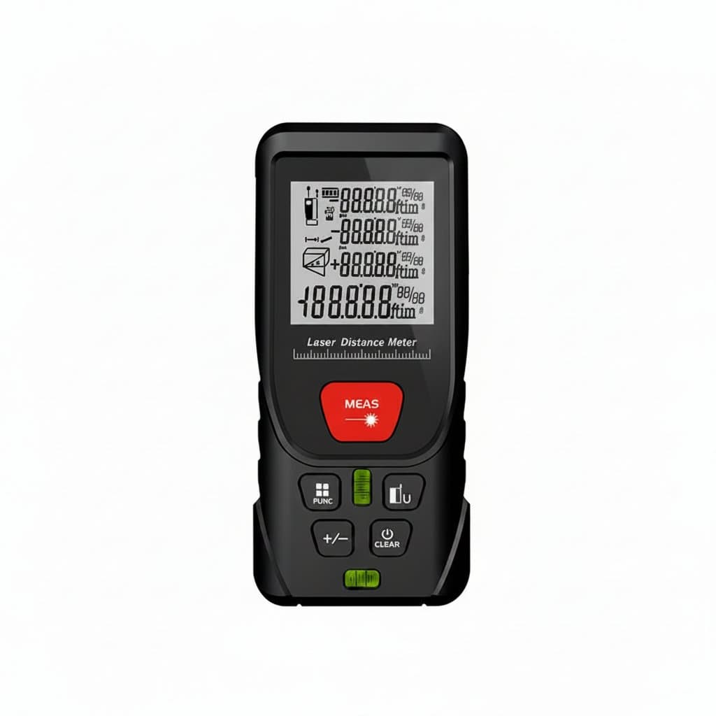 Laser Distance Meter | Digital Tape Measure | 50-200M Range - Professional Grade Tool