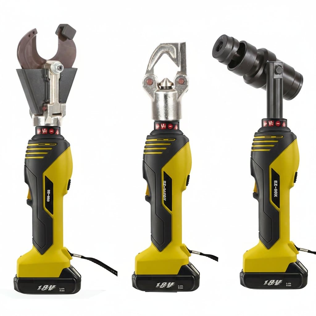 Rechargeable Electric Crimping Pliers Portable Hydraulic Cable Copper Aluminum Terminal Crimping Pliers - Image 1