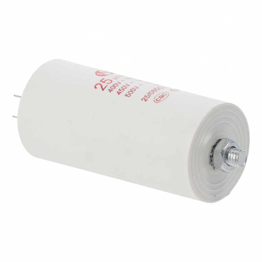 Professional-Grade CBB60 Run Capacitor | 25µF 450V AC | For Air Compressor & Water Pump Motors