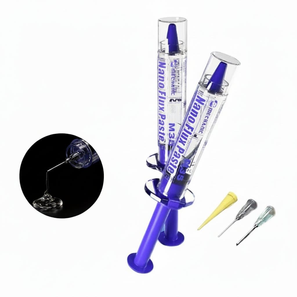 Nano Flux Paste | Low-Residue Solder Paste for Electronics Repair | 35g Tube