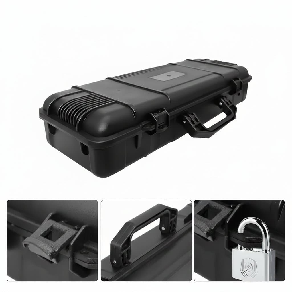 Hard Tool Case | Sealed Shockproof Camera & Instrument Box | Sponge Organizer Storage