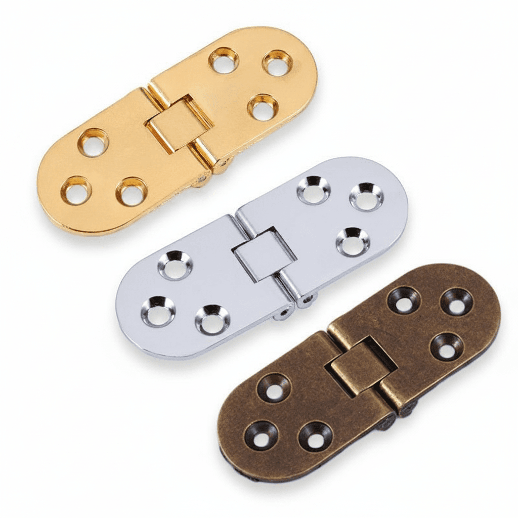Self-Supporting Folding Hinge | Zinc Alloy Mounted Design | Foldable Table & Cabinet Door Hardware