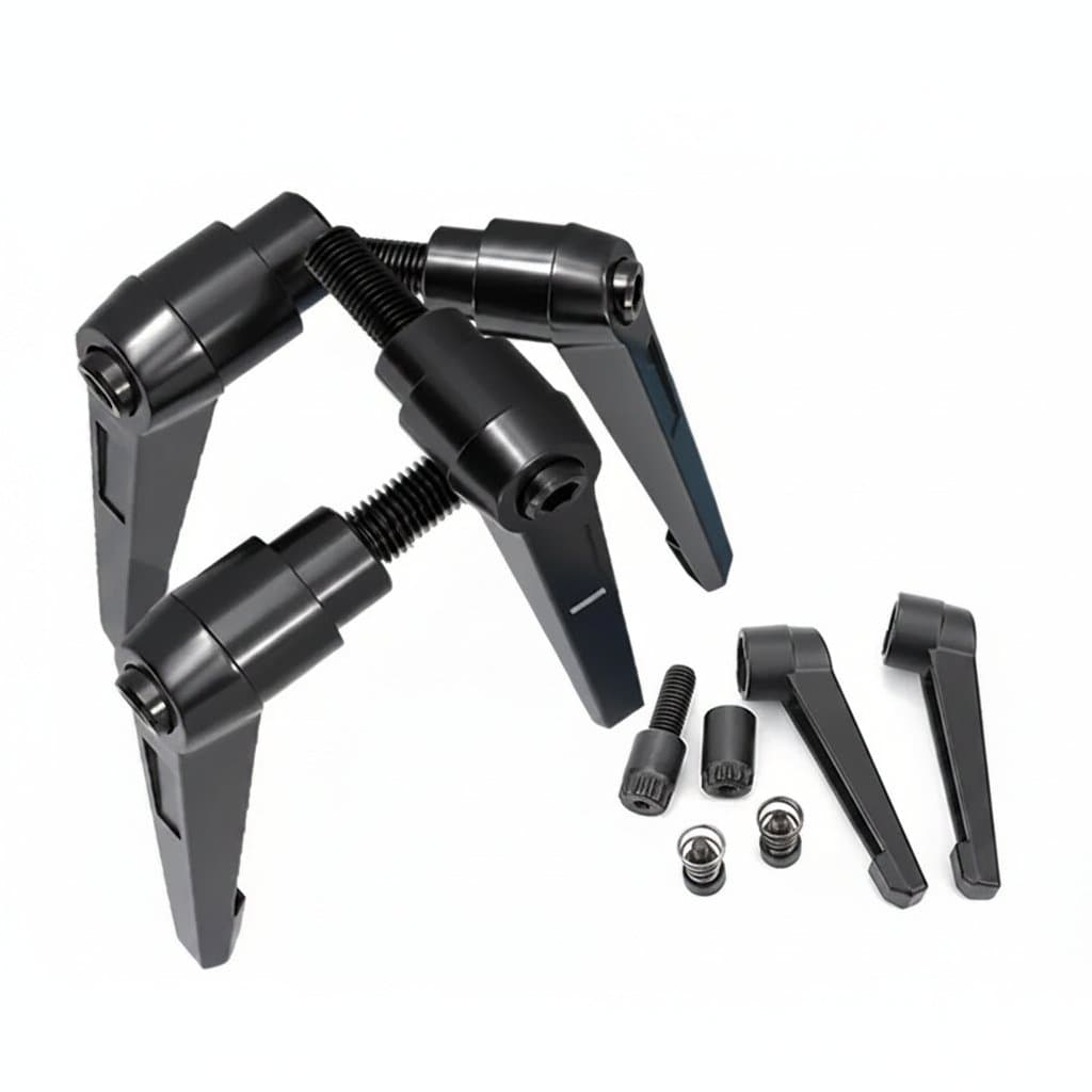 Clamping Lever Handles | M4-M16 Alloy Steel | 12-100mm Length for Machinery & Locks - Image 1