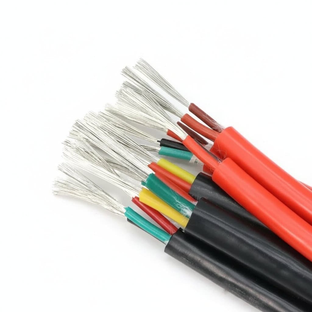 High-Temperature Silicone Wire | Flexible 2-6 Core Cable | 0.3-4mm² Copper Conductor