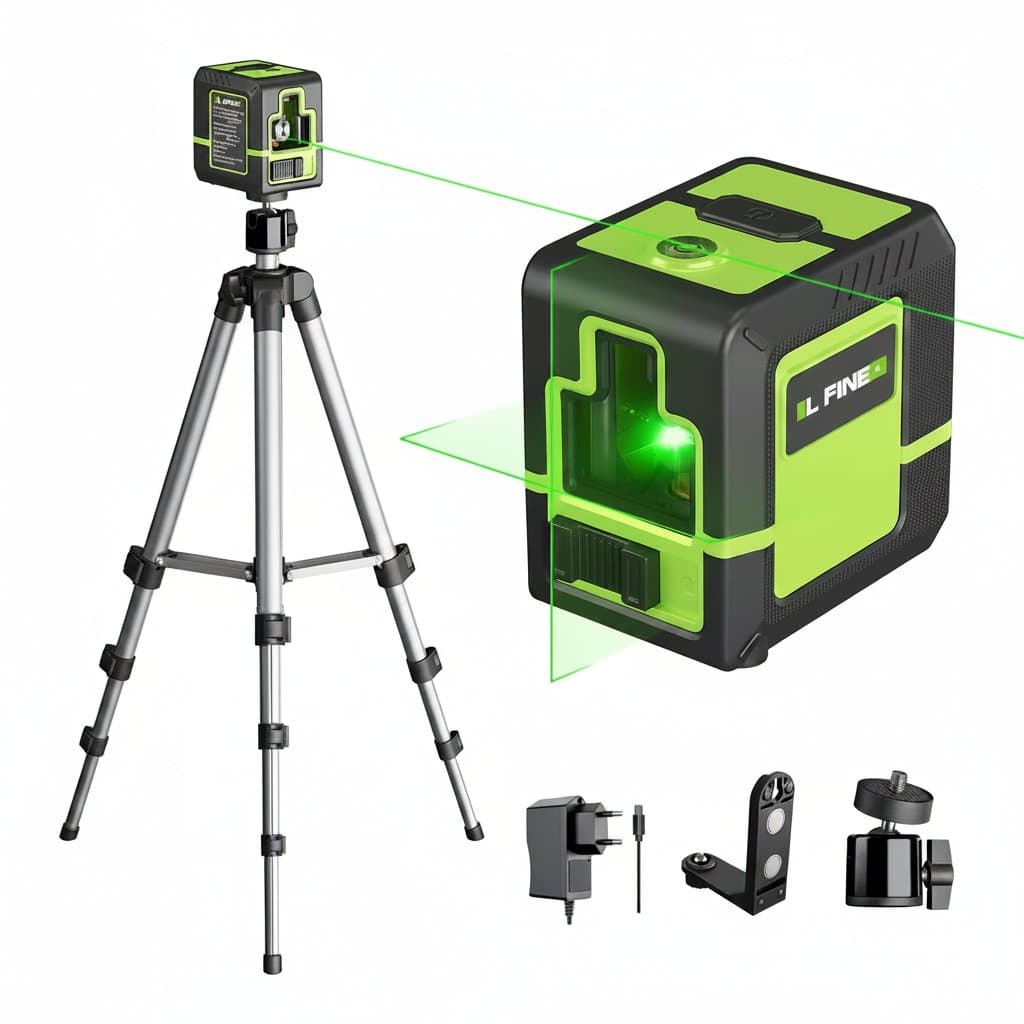 Laser Level | 2-Line Horizontal/Vertical | 360° Automatic Self-Leveling - Image 1