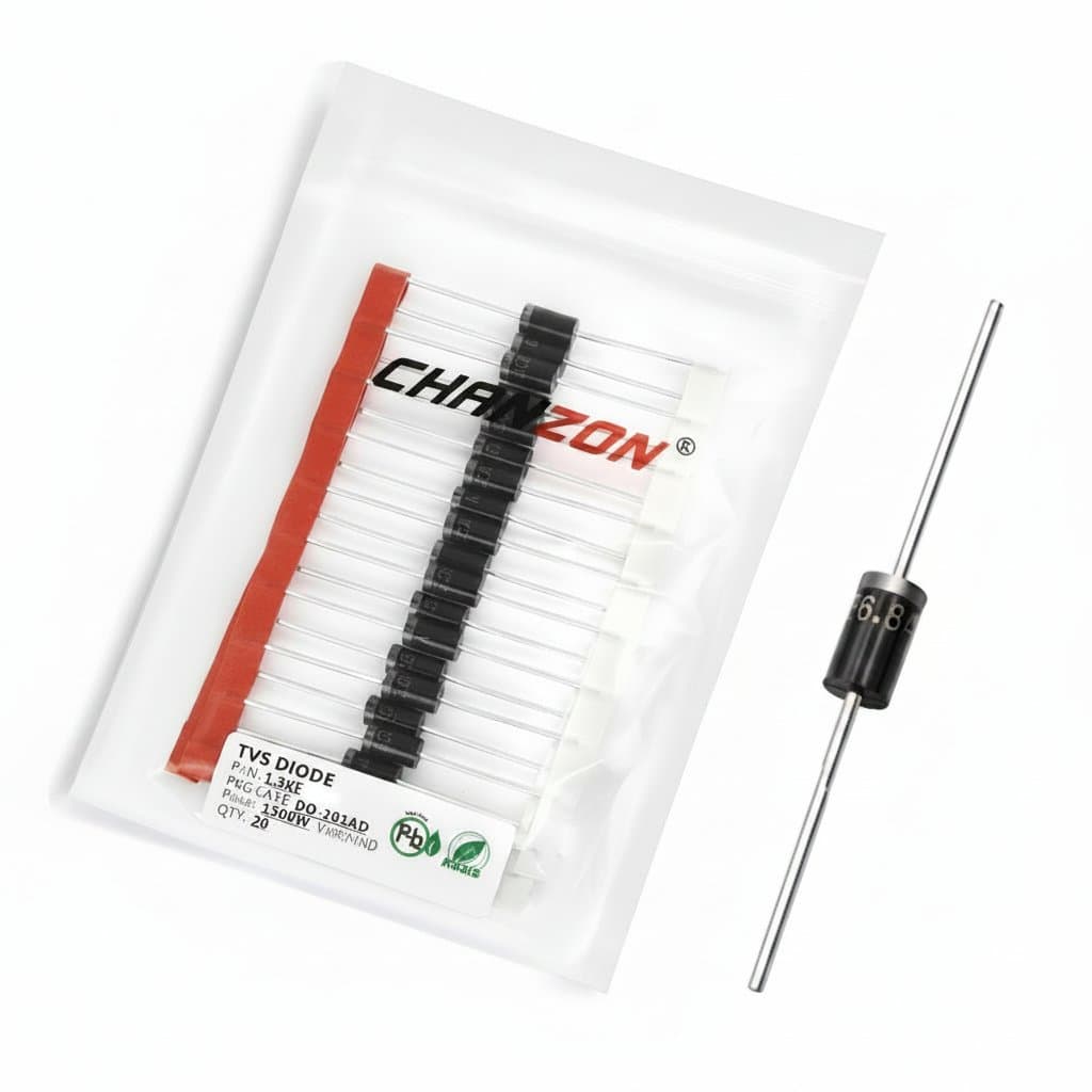 TVS Diode Assortment | 1.5KE Series | 6.8V to 440V | 1500W Surge Protection