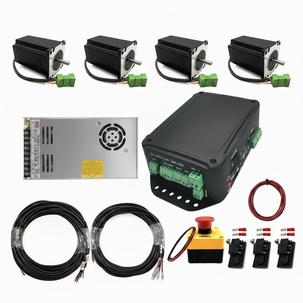 CNC Controller Kit | GRBL V5 with Nema23 High-Torque Motors | DIY CNC Machine Upgrade