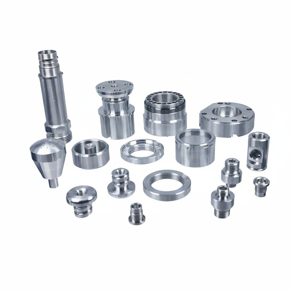 Custom stainless steel CNC turned parts manufactured with precision lathe processing services for industrial machinery.