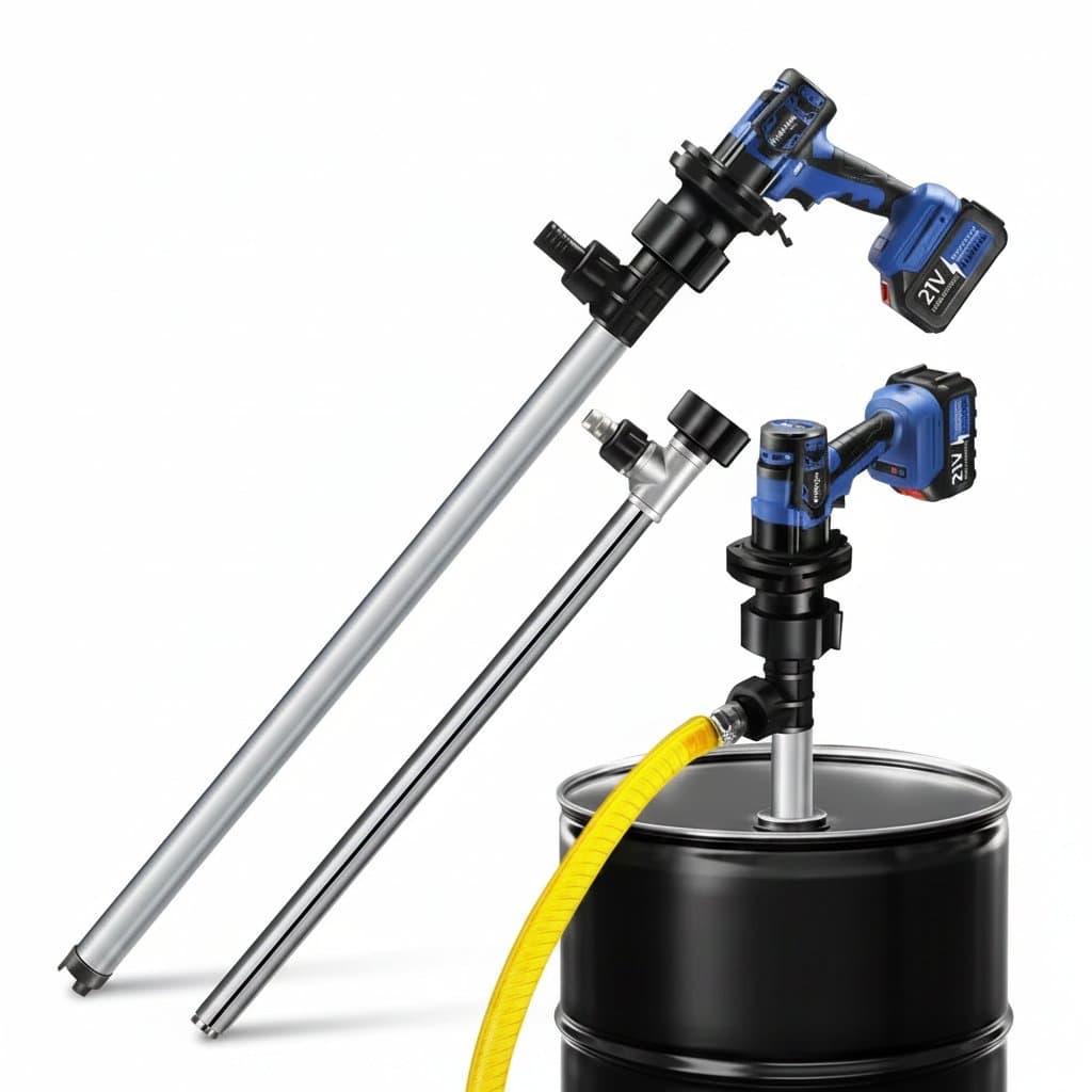 21V portable lithium battery fuel transfer pump, 3200W, designed for efficient diesel and coal oil dispensing, similar to a power steering pump.