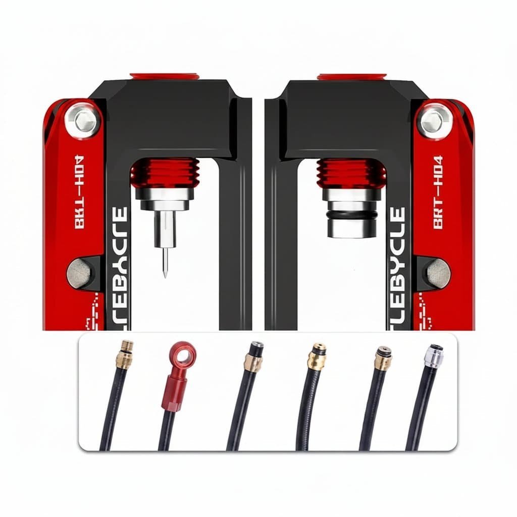 Heavy-duty brake pad spreader tool for bike and vehicle maintenance, featuring an ergonomic handle for pushing pistons back into calipers.