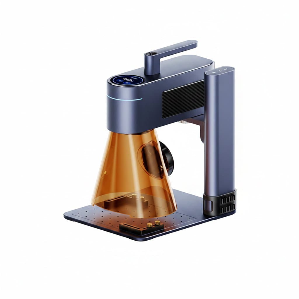 LASERPECKER 4 LP4 Laser Engraving Machine for All Material Dual Light Laser Engraver Portable for Metal Wood Plastic Carving