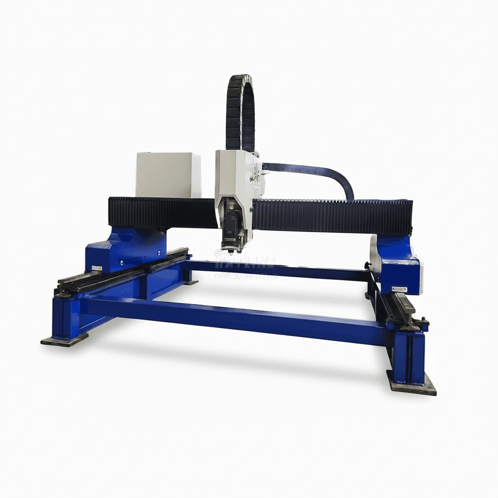 A 1.5 by 3.0 meter CNC fiber laser cutting machine with a 1.5kw, 2kw, or 3kw laser source, designed for high-precision cutting of all metals up to 8mm thick.