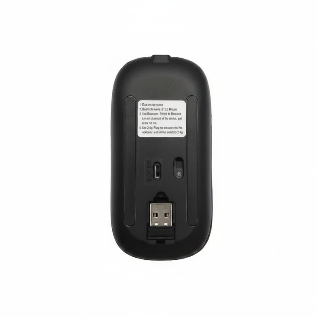 Wireless Gaming Mouse | 3200 DPI Precision | Dual-Mode Bluetooth & 2.4GHz | Silent Clicks