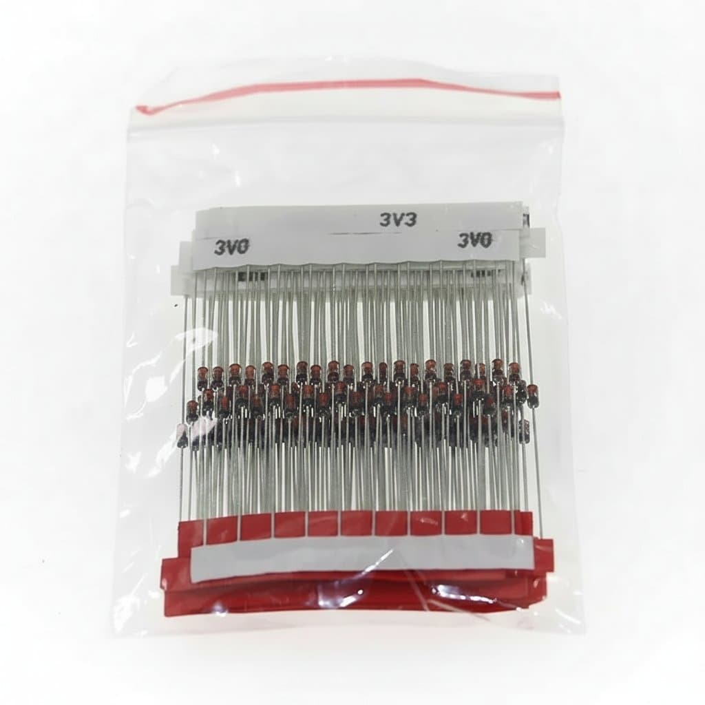 140pcs 14values 1/2W 0.5W DO-15 Zener Diode 3.3-30V Assortment kit Set Electronic pack Each 10pcs - Image 1