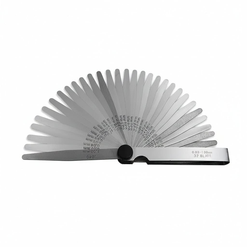 Feeler Gauge Set | Stainless Steel | 32 Blades, 0.001-0.040 Inch Range