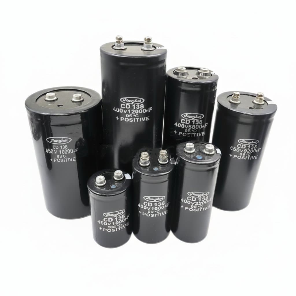 JiangHai Bolt Electrolytic Capacitor for inverters, 250V to 450V with high capacitance from 1000UF to 4700UF