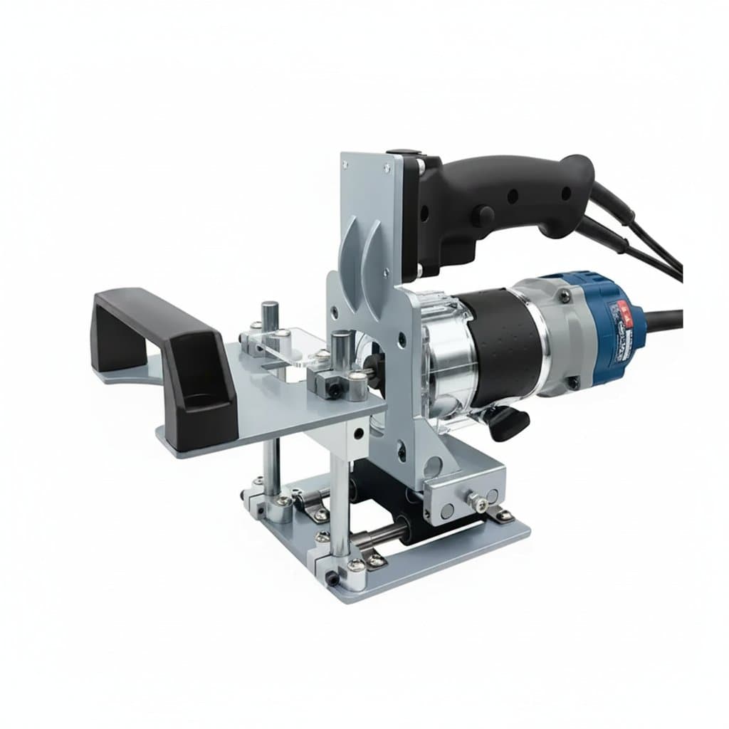 2-in-1 Woodworking Jig | Portable Milling & Grooving Machine | Precision Slot Locator & Punch Holder - Image 1