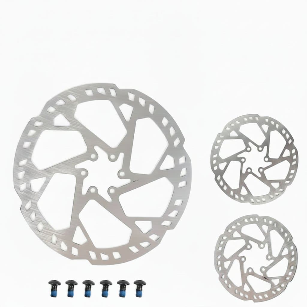 A durable JEDERLO driver's disc brake rotor, available in multiple sizes (203/180/160/140mm) with a 2.3mm thickness.