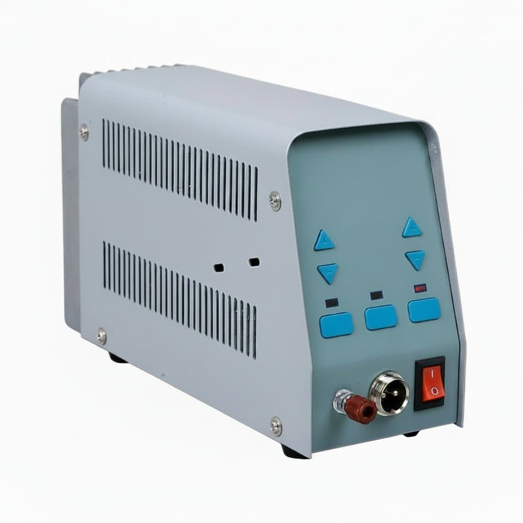Professional ultrasonic mold polisher machine with 220V/110V capability, featuring a compact design for precision polishing tasks.