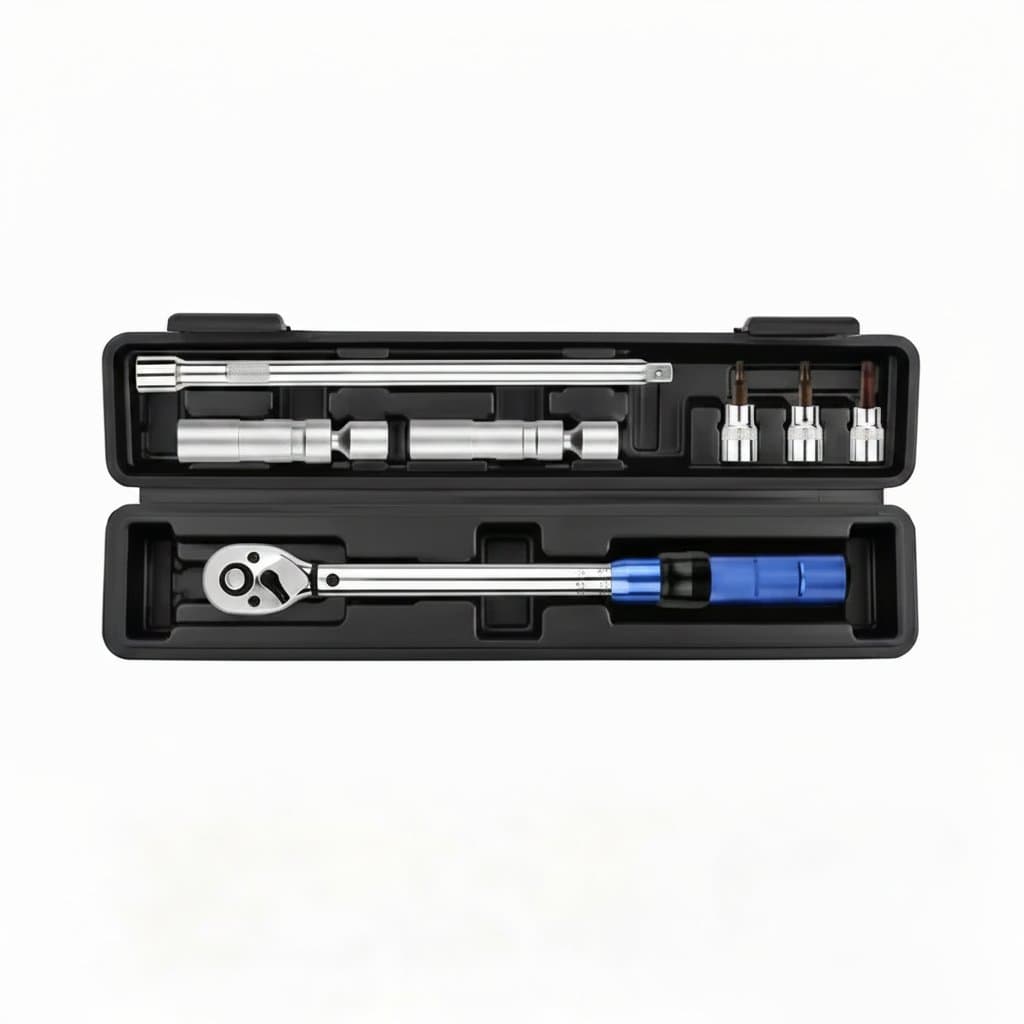 An ultra-thin 3/8" spark plug torque wrench, 10-60N.m, with a magnetic tip for easy spark plug removal.