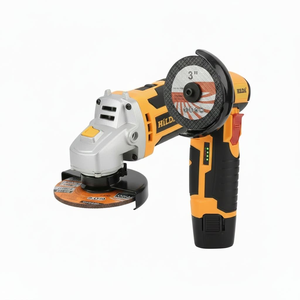 12V Cordless Angle Grinder | 3-Inch Brushless Motor | Compact Cutting & Polishing Tool