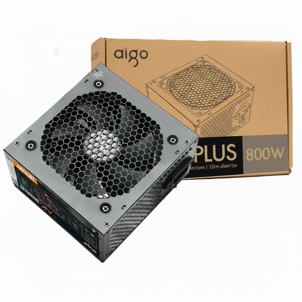 Aigo AK PC PSU Power Supply 800W Competitive Game Gamer RGB - Premium Electronics & Components > Power Supplies with professional quality and features