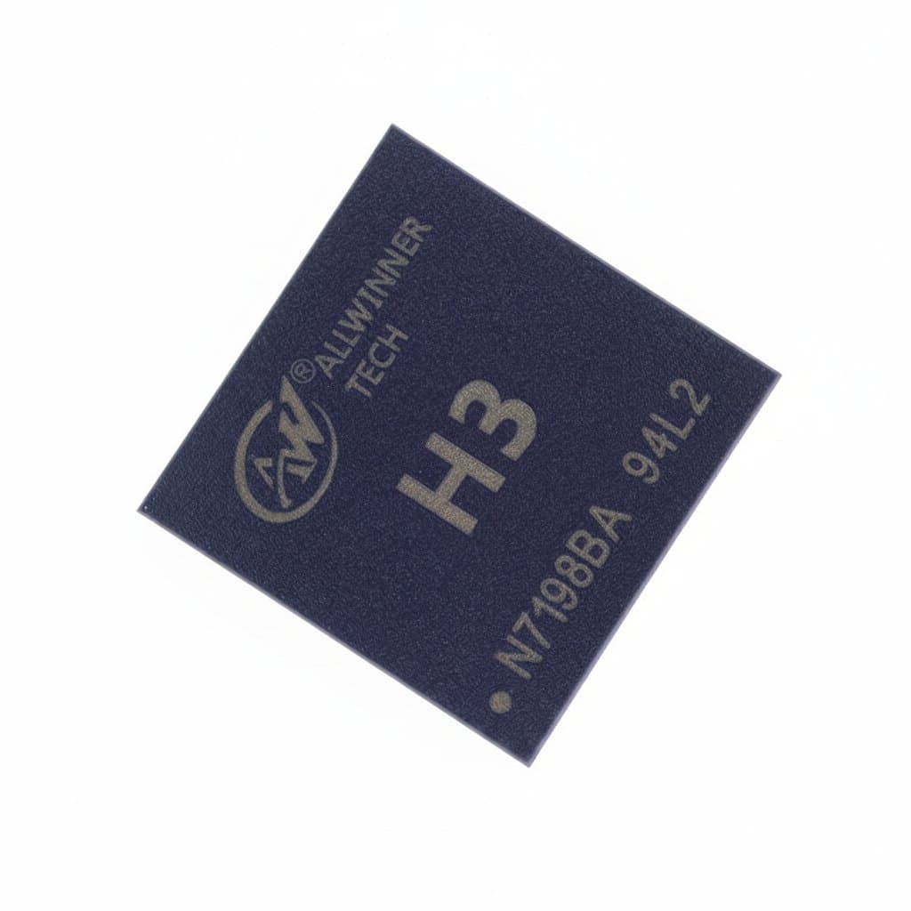 ALLWINNER H3 ARM CPU processor chip, a BGA347 quad-core IC for intelligent set-top boxes and embedded systems.