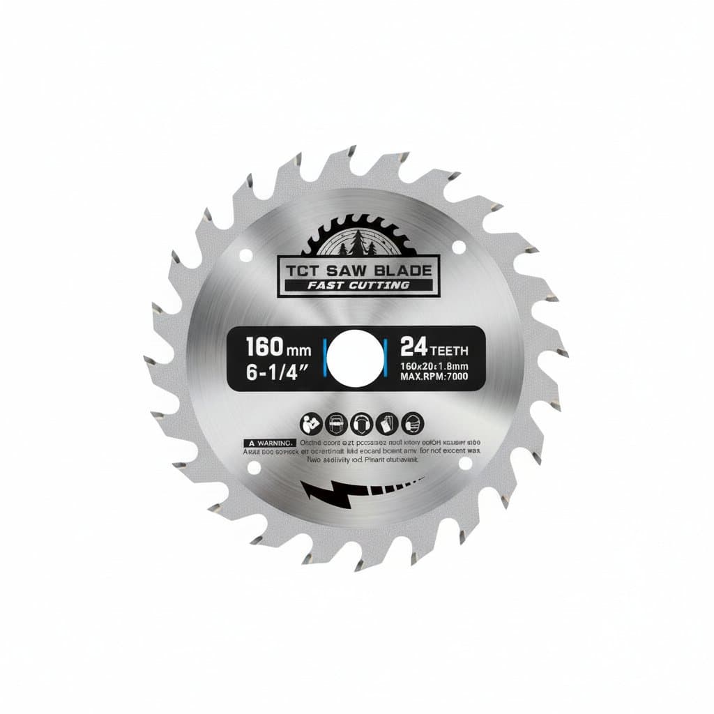 Hard alloy reciprocating saw blade for cutting brick, wood, metal, PVC, and porous concrete. Durable power tool accessory.