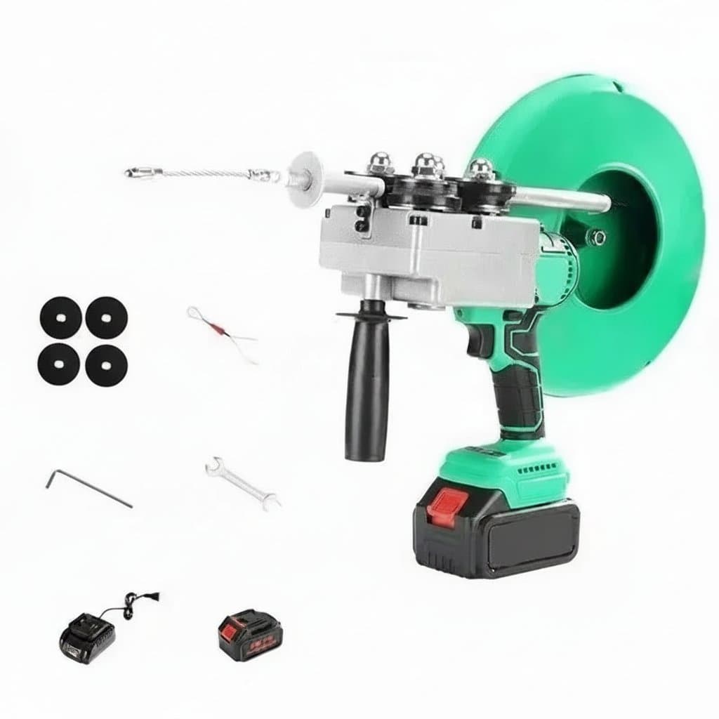 Brushless Electric Threading Machine | 40m/min Portable Pull Tube Tool - Image 1